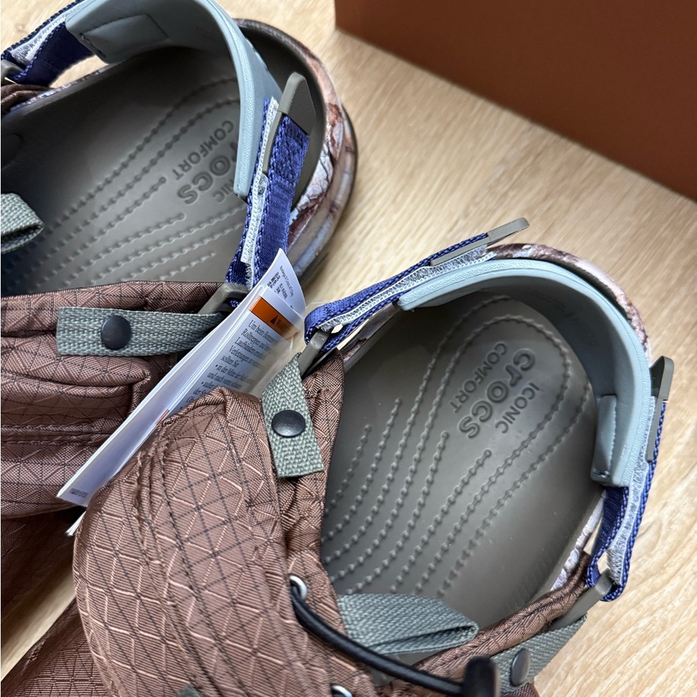 NWT CROCS x BOTEGA CLASSIC ALL-TERRAIN CLOG Size M8 / W10 chocolate - Picture 6 of 9